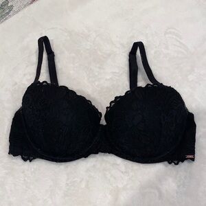 PINK Victoria's Secret Midnight Lace Bra